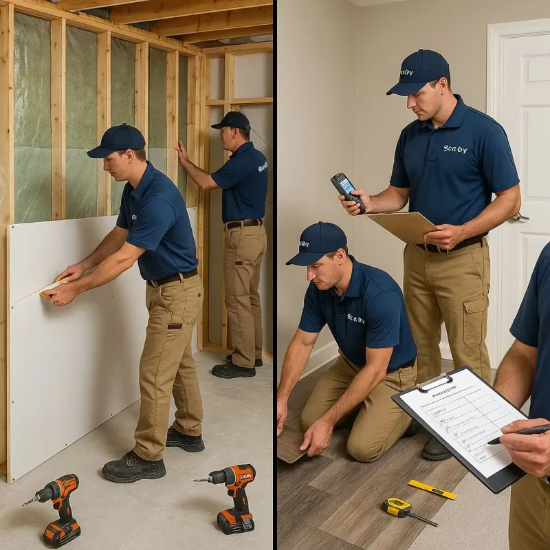 Repairs and Reconstruction process in West Hazleton, PA
